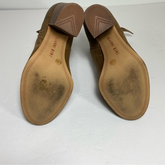 GIANNI Bini Leather Ankle Boots Size 6.5M - Picture 9 of 13